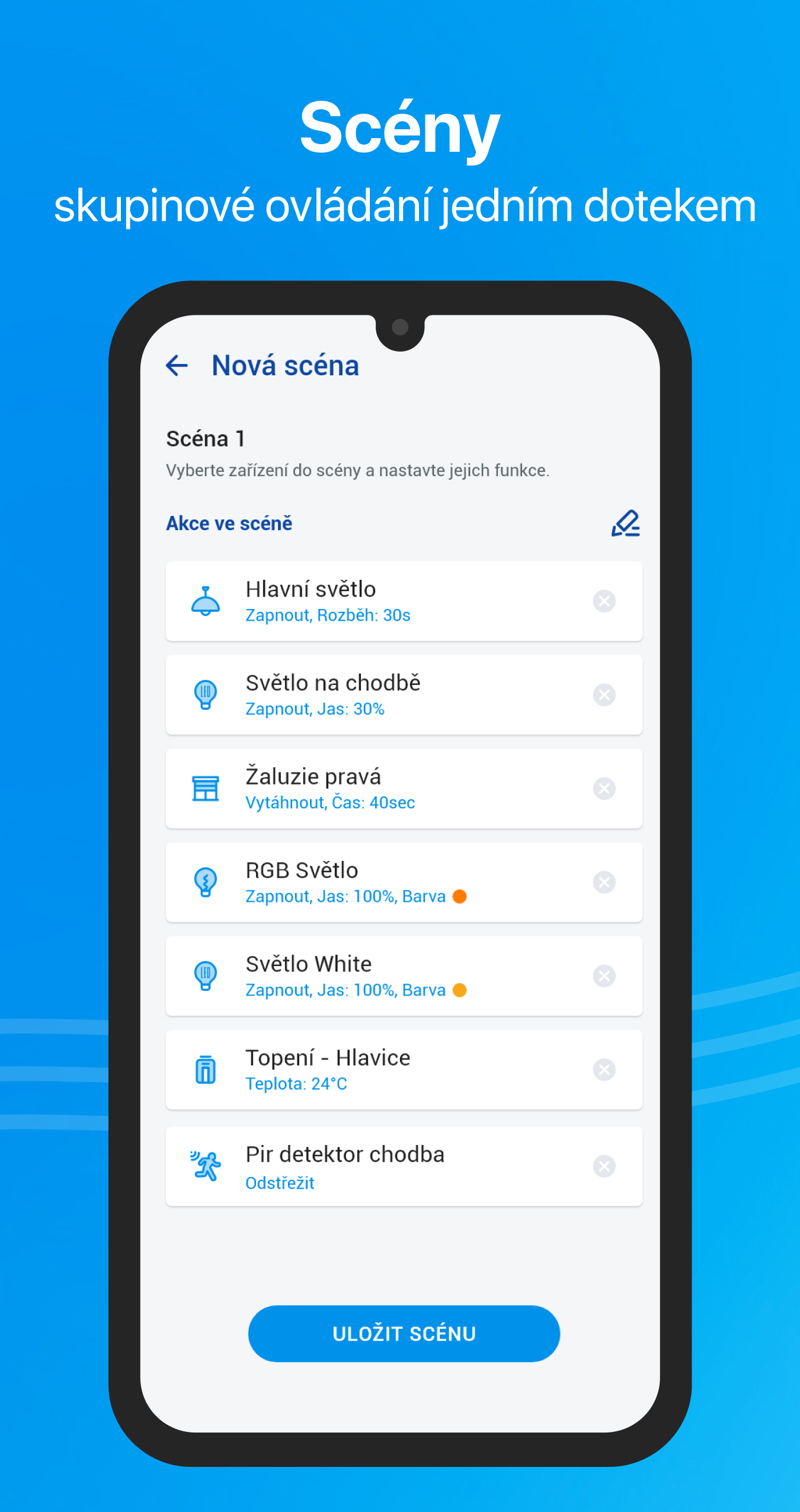 iNELS app - scény